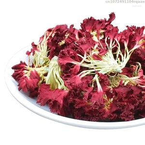 Dekorativa blommor Naturlig röd nejlik Torkad blomblad Kronblad för DIY Sachet doftande tvålbröllopsljusblandning