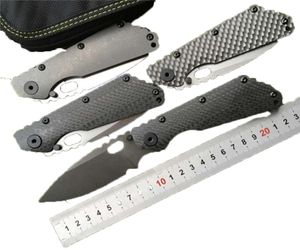 OEM SMF Carbon fiber Titanium handle D2 blade Copper washer Folding Knife kitchen outdoors utility Knives multi EDC Tools8786480