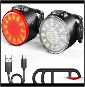 500 mini mini a led coda di biciclette USB Bike posteriore a carico delle luci posteriori Avviso di sicurezza impermeabile Accessori per caschi leggeri JQII8 X8H2204901