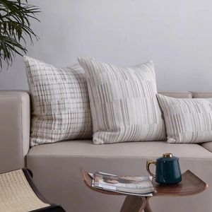 Подушка подушки на подушки подушки слоновой кости декоративное покрытие для дивана 45x45 50x50 30x50 Французское крыльцо гостиная гостиная.