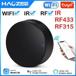 Okuyucular Tuya Smart RF433 Universal IR uzaktan kumanda WiFi Akıllı Ev Klima Tüm TV LG TV Desteği Alexa Google Home