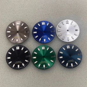 KITS SPIKE SPIKE SPIKE SUNRAY DEL NH35 NH36 Dial di calo luminoso verde 28,5 mm, blu, nero, verde, grigio quadrante modifica gli accessori di orologi