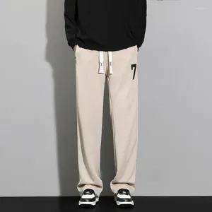 メンズパンツストライプカジュアルスウェットパンツストリートウェアサイズのワイドレッグハラジュクルーズジョガー韓国ファッション