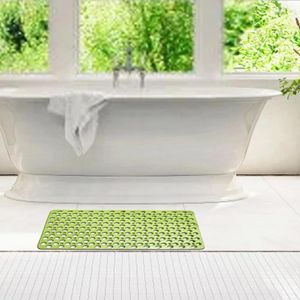 Banyo paspasları çok yönlü mat kaymaz drenaj delikleri ile kaymaz, güçlü emme bardağı ev küvet güvenliği için duş halı
