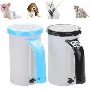 Hundkläder Automatisk PET Electric Foot Wash Cup Washer Strong Power Split Cat Cleaning Portable Clean Brush