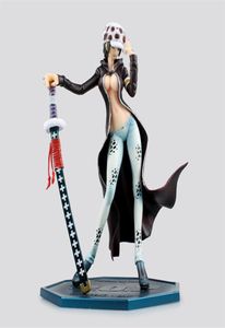 20cm One Piece Trafalgar Law Sexy girl COS Death surgeon Anime Figure PVC Collection Model Toys for Christmas Gifts doll MX20072721459626