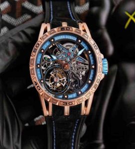 Luxury Mens Mechanical Watch Modna marka Premium Roge Dubui Exalibur King Series Geneva Watches8865713