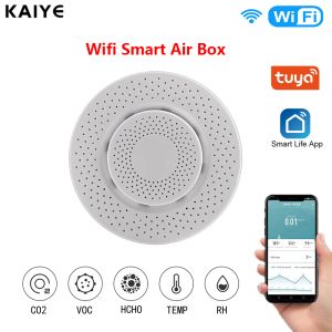 Intercom Tuya Smart Air Box Digital CO2/HCHO/Детектор VOC Формальдегид углекислый диоксид.