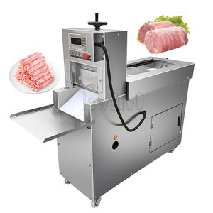 4 рулона нержавеющая сталь CNC Commercifull Automatic Beef Button Slicer Frozen Lamb Meat Rolll Cutc