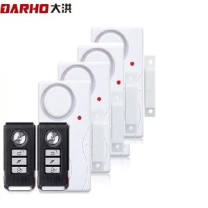 Luvas Darho Porta Janela Entrada Segurança ABS ABS Wireless Remote Control Randglar Alarm Alarm Sensor Magnetic Alert System System Home Protection Kit