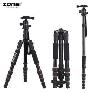 Моноподы Zomei Camera Camera Trip -Portable Portable Camera Camerod для Canon Nikon Sony DSLR Professional Camera Camera Camerod Q100 Q111 Q555 Q666