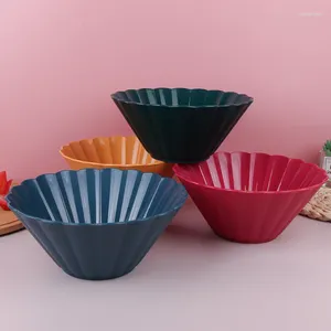 Bowls 2024 Wheat Straw Meal Household Pot Vegetable Bowl Living Room Fruit Salad Plastic Ramen Cute Noodle