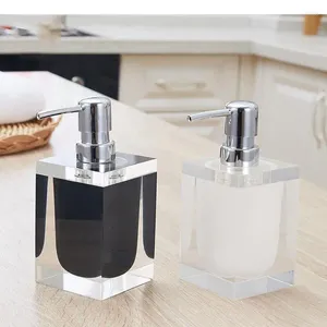 Жидкий мыльный дозатор смола прозрачный дезинфицирующий дезинфицирующее средство для лосьона для лосьона для дома ванная комната для ванной