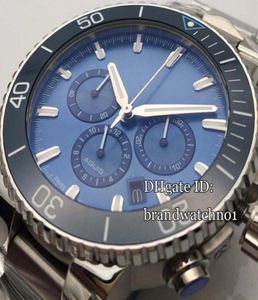 Hochqualität Blue Whale Limited Edition Tauchreihe VK Quarz mit Chronograph Watch Edelstahl8155993