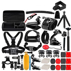 Monopods 50 In1 Kits Adaptador Backpack Clipe Bikes Base Base Selfie Tripé Sagas de caixa portátil para DJI Osmo Pocket 2/ Pocket 1