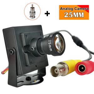 カメラ1200TVL 25mm車の追い越しcamere 700tvl ccd long焦点距離レンズミニメタルボックスカラービデオアナログCCTVセキュリティカメラ