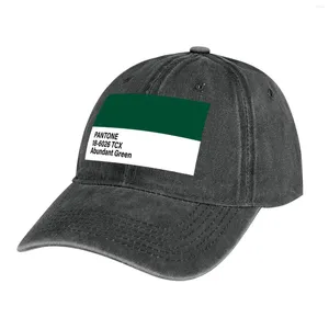 Berets Pantone 18-6026 TCX обильная зеленая ковбойская шляпа военная капсула, мужчина, ловя рыбак, мужские женщины