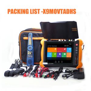 Display x9ADHS X9Movtadhs 8 pollici Tester CCTV Monitor CCTV HD 1080p Tester WiFi IP POE UTP 8MP AHD 8MP CVI 8MP TVI Tester telecamera tester