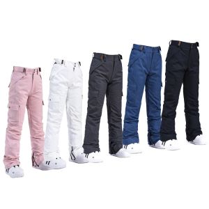 Poles Top Women's and Men's Snow Pants Winter Outdoor Sports Shrink Bloomers Ice Trousers Snowboarding Clothing Ski Suit Wear Unsex