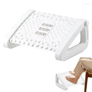 Badmattor för under skrivbordsbord justerbara 6 höjder fotpall office stol ergonomisk design