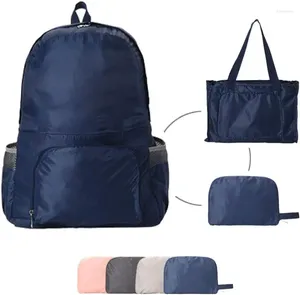 収納バッグ旅行キャンプ用の軽量パック可能な耐水性バックパック