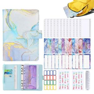 Notebooks Risparmio di bilancio Borginder A6 Inviluppo in contanti Binder Money Book Organizzatore Colorful A6 Bill Bill Budged Budged Planner con