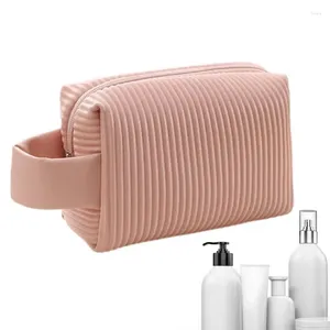 Bolsas de armazenamento Bolsa de maquiagem Pouca de organizador de cosméticos Caixa à prova d'água portátil com grande capacidade para produtos de higiene pessoal para cuidados com a pele