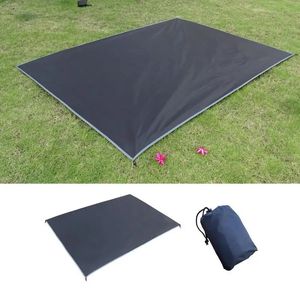 Пикник на пляже одеяло для путешествий, спящий на открытом воздухе для навеса для палатки для кемпинга брезент с следами водонепроницаемой 240325
