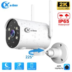 Kameror XVIM 3MP WiFi Surveillance Camera IR/Color Night Vision AI Human Detect Wireless Home Outdoor Security Protection PTZ IP Cameras