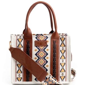Wrangler Tote Bag for Women Aztec Handbags Western Purses for Women Tote Bag for Women Purses Handbags Crossbody Bag with Zipper