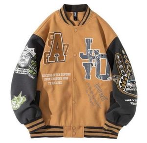 Design Männer Patch Varsity Jacken Amerikaner Vintage Print Bomber Baseball Uniform Frau Paar Herbst Hip Hop Loose Dünn Streetwear 224877727 403