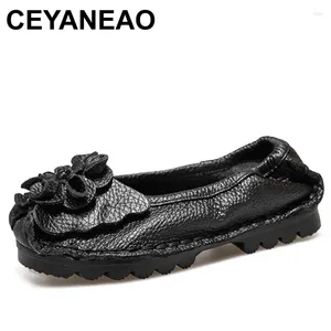 カジュアルシューズCeyaneao Women Flats2024handmadedamad