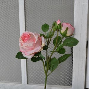 装飾花現実的な乾燥ローズ人工花