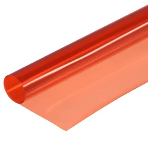 Fönsterklistermärken 1 st 40x50 cm färgkorrigeringsbelysning gelfilterark papper polyesterfilm röd för po studio rödhårig ljus