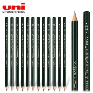 Pennor 12/22 Sticks Uni Mitsubishi Pencil 9800 Testkort Ritningspennor Professionell konstskisspenna