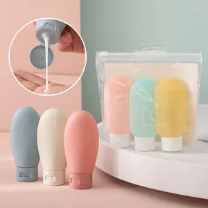 Storage Bottles 1Pc Refillable Bottle Portable Essence Shampoo Shower Gel Nordic Style Travel Kit Container Can Carry On The Plane