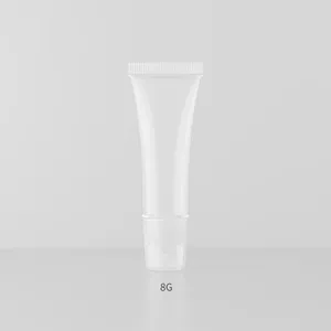 Garrafas de armazenamento 100pcs 8g Mini lipstick vazio Mangueira Recipiente de Travel Cosmetics Packaging Cream Tube