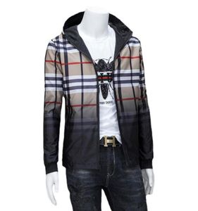 Spring Autumn Designer Jackets for Man Jacket Plaid Sport Men Coat7503995