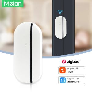 Rilevatore MEIAN ZIGBEE SENSORE DI PORTA E DI FINEST TUYA WIFI Porta aperta/Close Rilevatore Automazione della casa intelligente Sensore di porta magnetica wireless