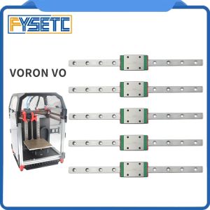 Tarama FYSETC Hiwin Lineer Kılavuz Rayı 5 Pc 150mm MGNH7 Voron V0 3D Yazıcı için Kaydırıcı ile Doğrusal Kılavuz Rayı