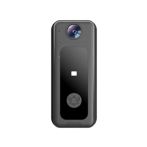 Intercom 2.4 GHz WiFi Video Doorbell Camera med Chime Wireless uppladdningsbar Smart Door Bell HD Night Vision 2way Audio