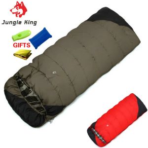 ギアSD807ウィンターキャンプスリーピングバッグポータブルエンベロープタイプの寝袋暖かい18度拡張肥厚寝袋
