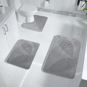 Bath Mats Mat Absorbent Non Slip Bathroom Rug Quick Drying Shower Kitchen Entrance Door Home Floor Toilet