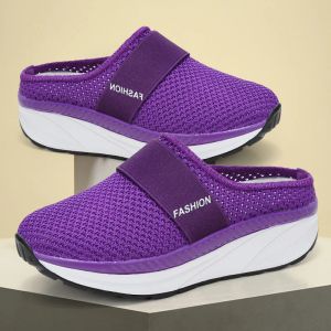 Stivali da donna con pantofole premium pantofole sole sola antiscip casual piattaforma femminile scarpe da diabetica più dimensioni