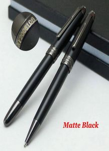 Limited Edition High Quality Matte Black Ballpoint Rollerball Pen Classique School Office Supply med nummer XY20061088115830