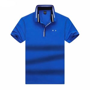 Designer Polo Shirt Mens Polos Tshirt Boss Fashion Brand Business Casual Business Golf T-shirt Pure Cotton Breable Short Short Shirts 2024 Summer Top Qfkx