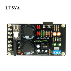 Amplificador Lusya LM1876 Digital amplificador Digital Board de áudio canal dual 60W Board Kit DIY para 48 Ohm Speaker