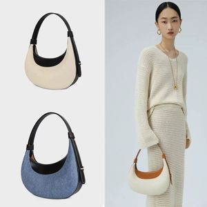 Kunogigi Crescent Designer Tasche Taschen Frauen Luxurys Achselhänder Handtaschen Herrenkreuzkörper Schulter Halbmondbeutel