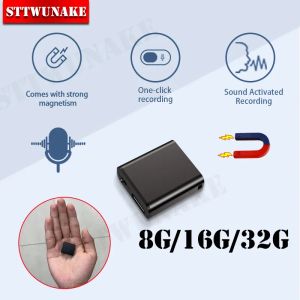 Inspelare mini röstinspelare aktiverad ljud tunn inspelning mp3 spelare digital ljud professionell dicafon flash USB