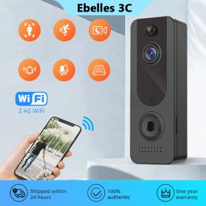 APP CHIETTO AIWIT APP Wireless esterno Wireless Smart Home Home WiFi Camera da campanello Intercom HD Night Vision PIR IP65 Protezione da sicurezza